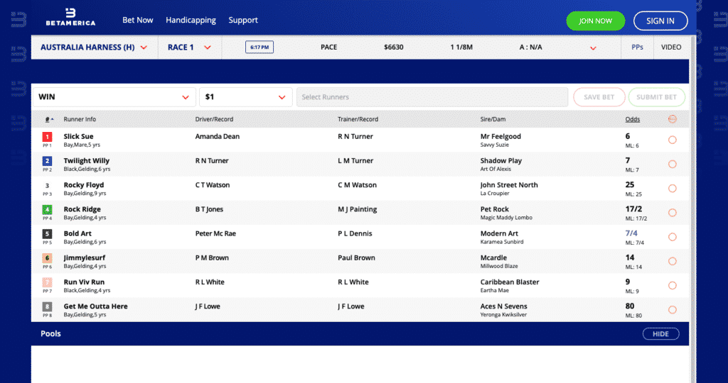 BetAmerica screenshot 1 BetAmerica screenshot 1