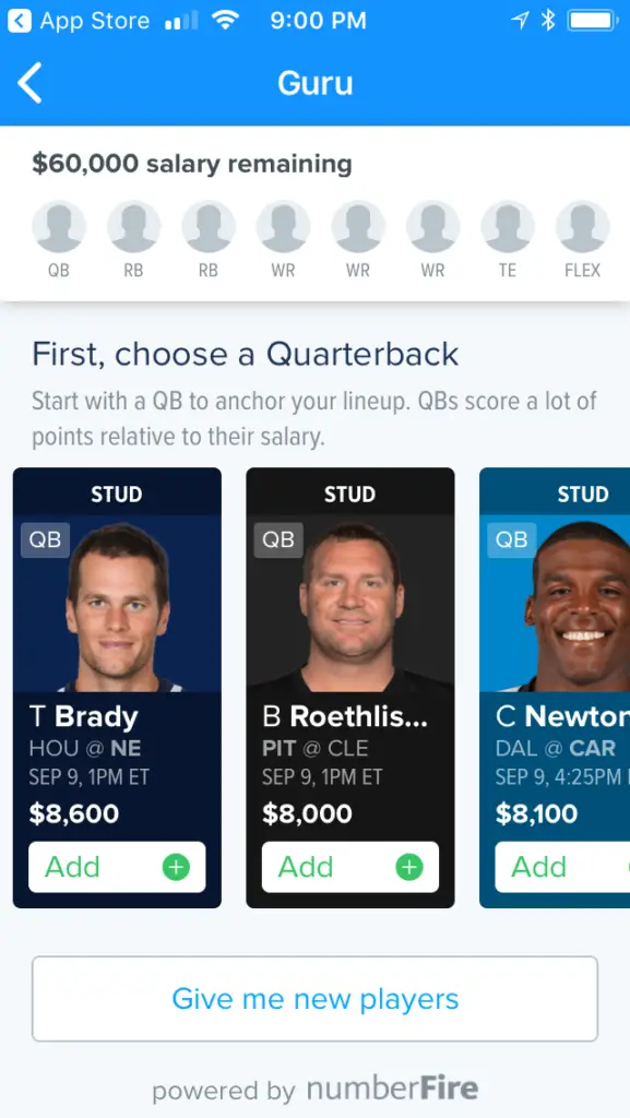 FanDuel guru 1