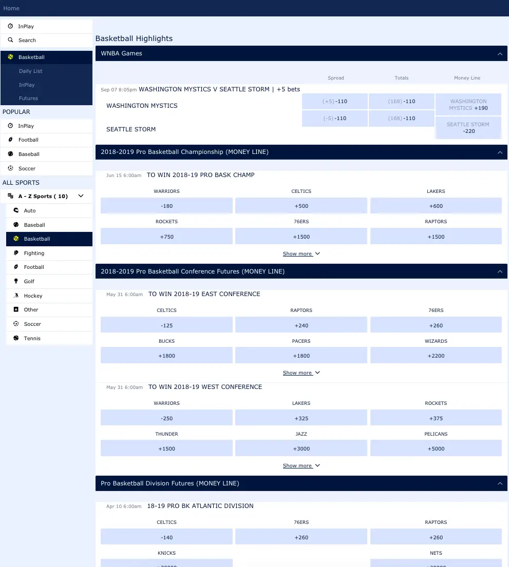 William Hill basketball betting