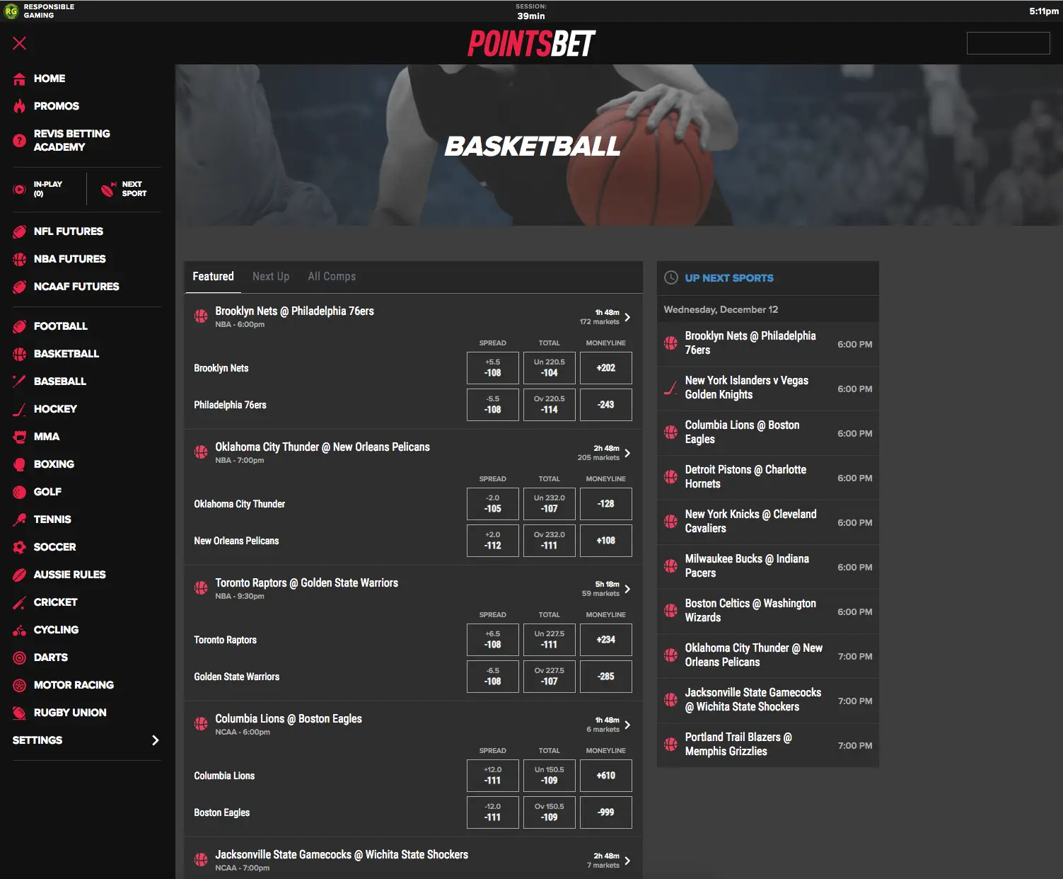 PointsBet screenshot 2