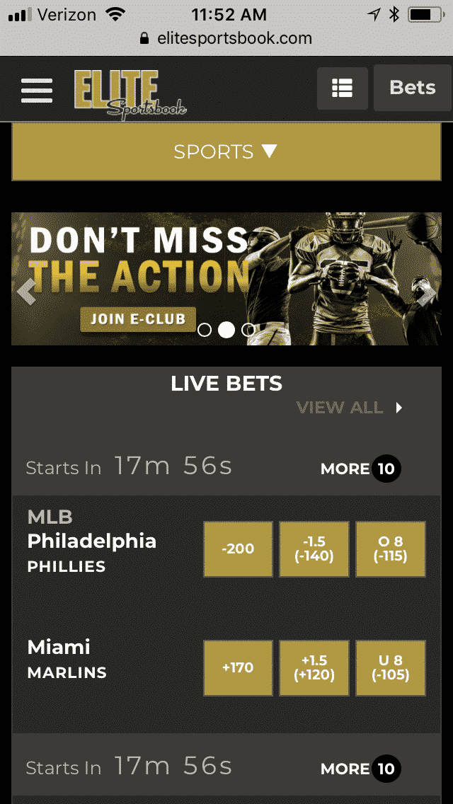 Mobile Sportsbook