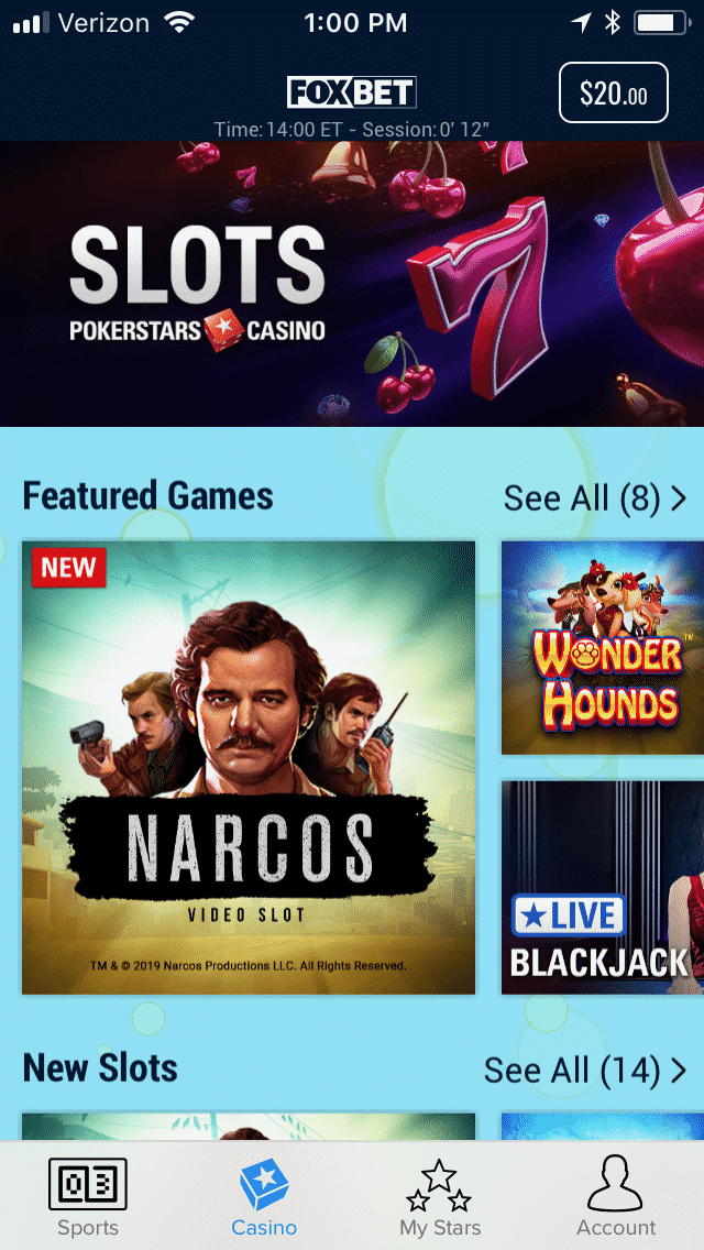 FOX Bet mobile casino