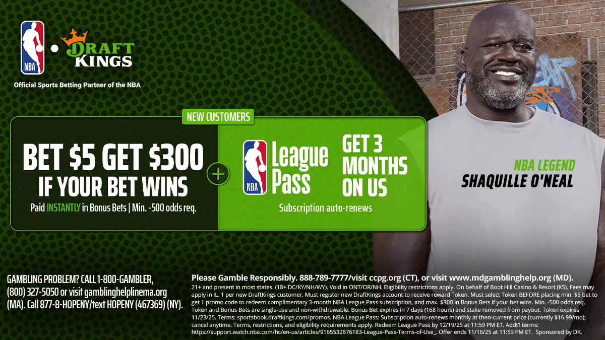 DraftKings Sportsobok bonus Fall 2025