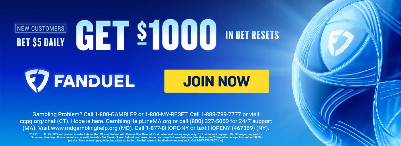 FanDuel Sportsbook bonus July 2026