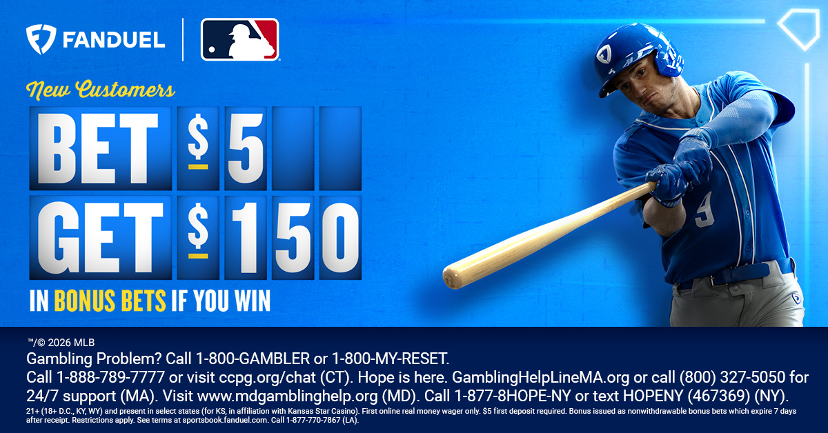 FanDuel Sportsbook bonus May 26