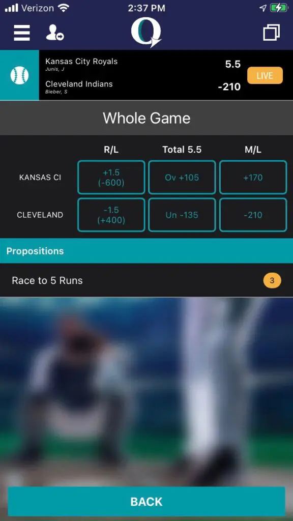 Q Sportsbook app 3