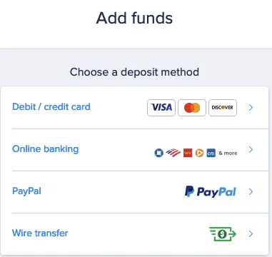 PayPal sportsbook deposit