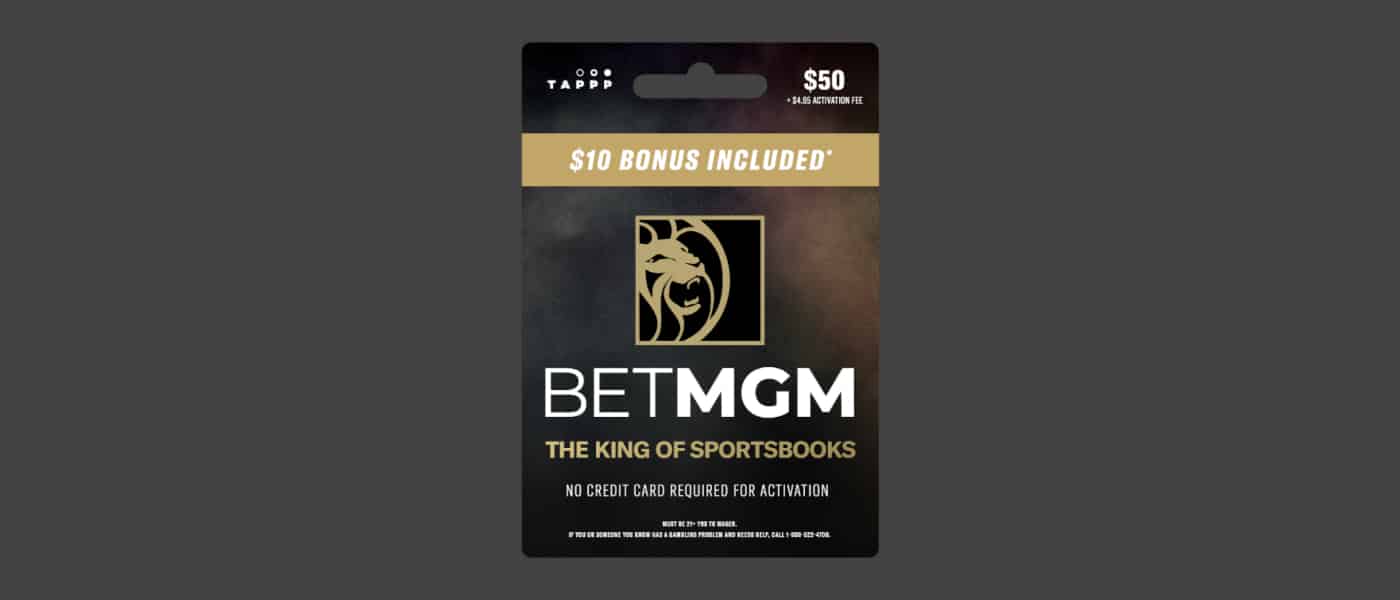 BetMGM gift card