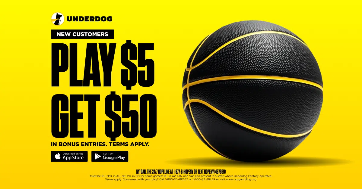 Underdog Sports bonus