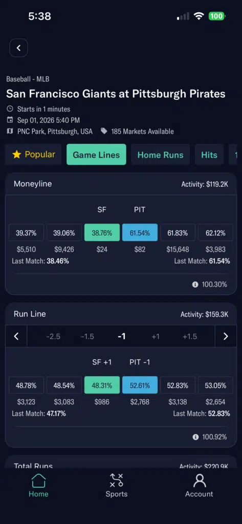 ProphetX app market detail ProphetX app market detail