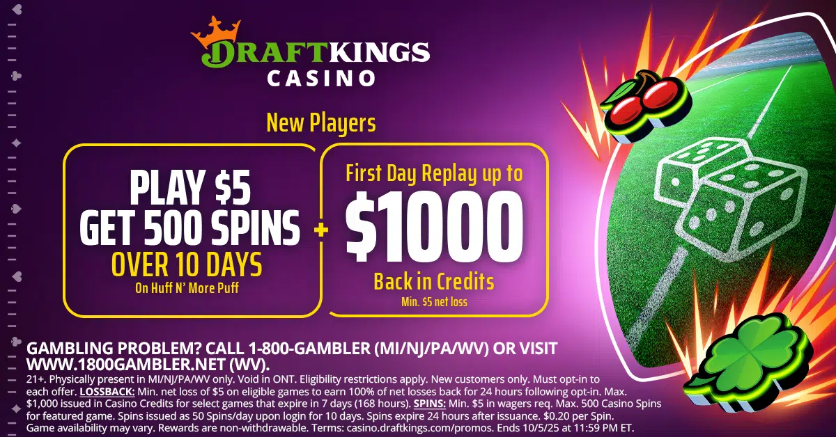 DraftKings Casino bonus Fall 2025