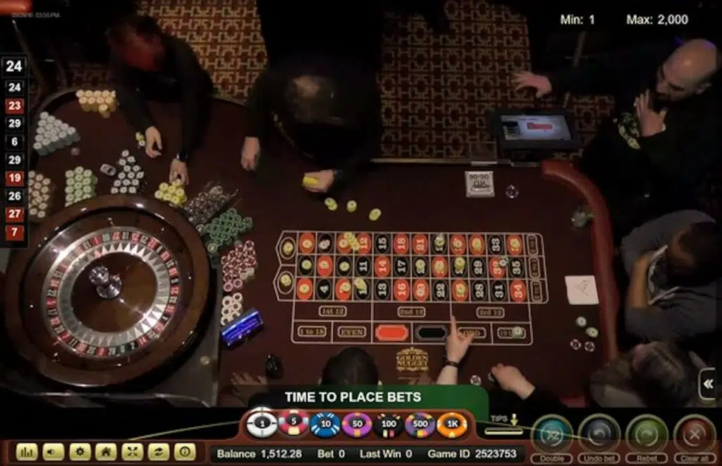 Golden Nugget live dealer 3