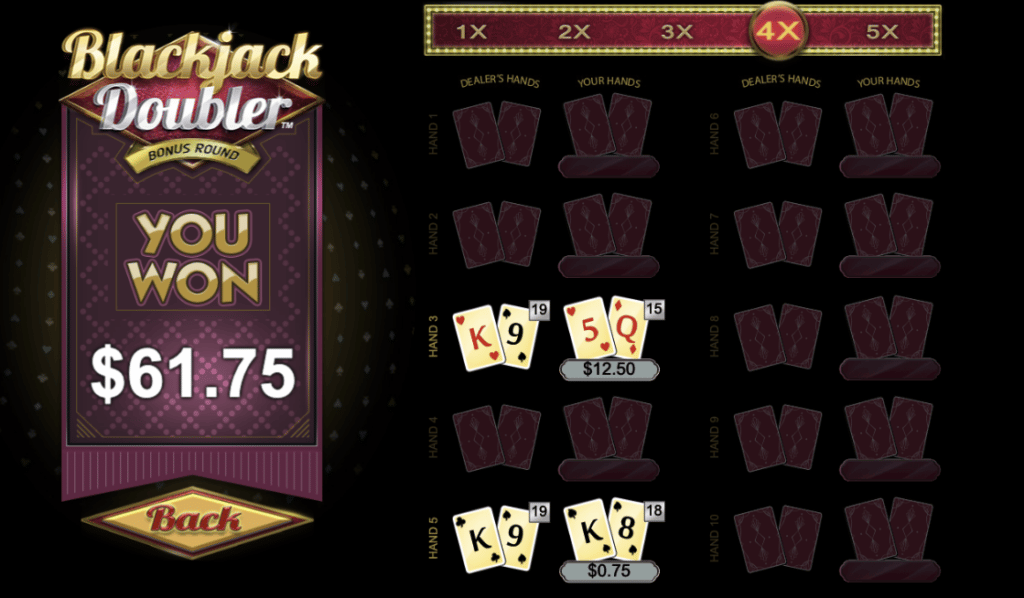 Michigan Lottery blackjack