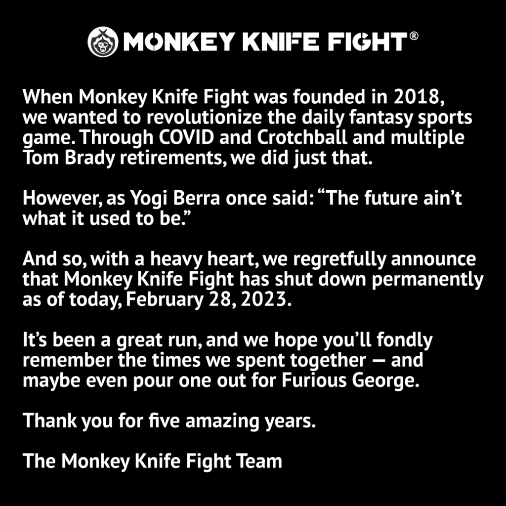 monkeyknifefight closed