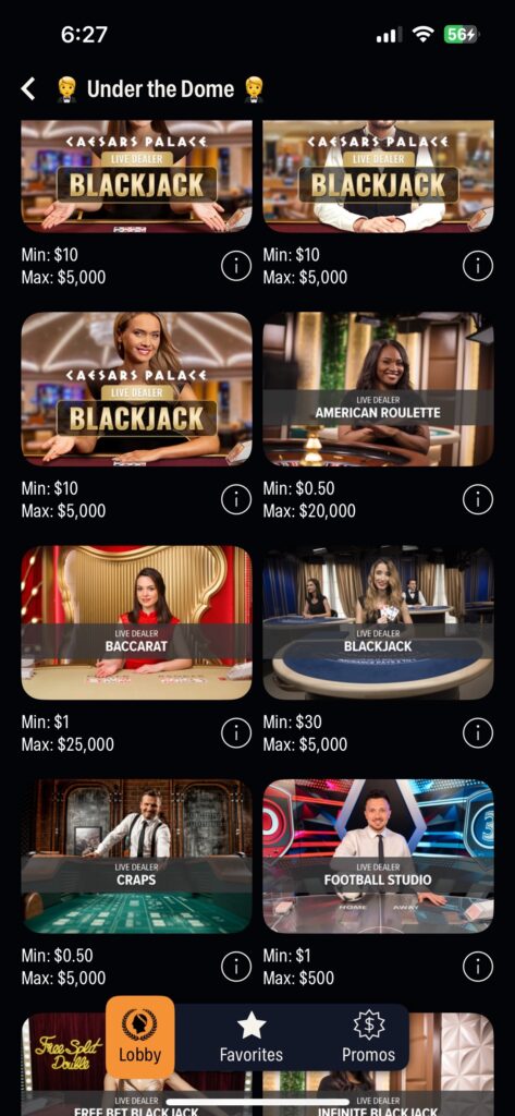 Caesars Palace Online Casino app 3