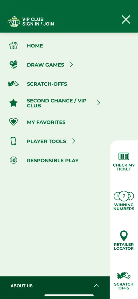 NJ Lottery App Features