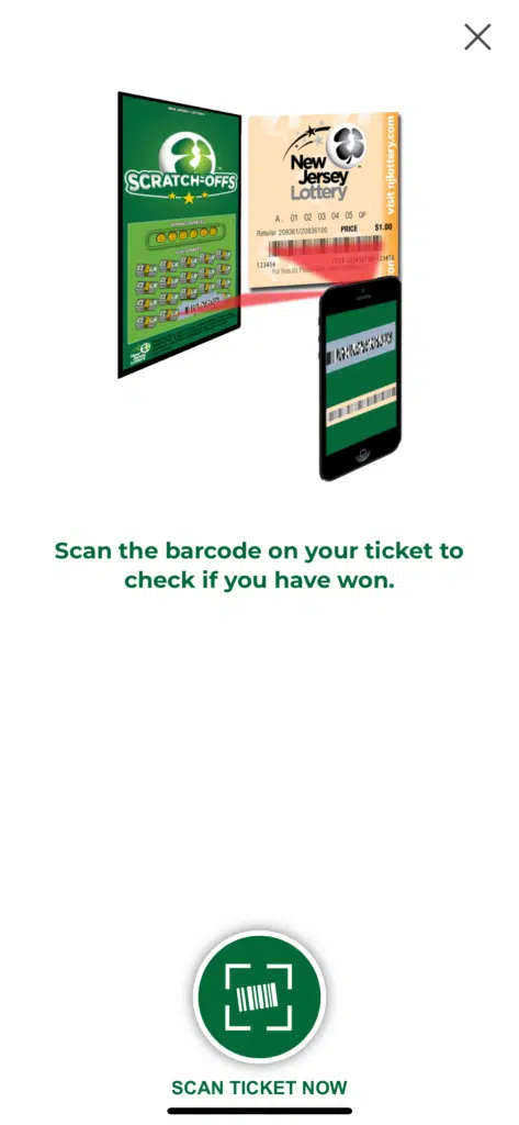 NJ Lottery Ticket Scanner