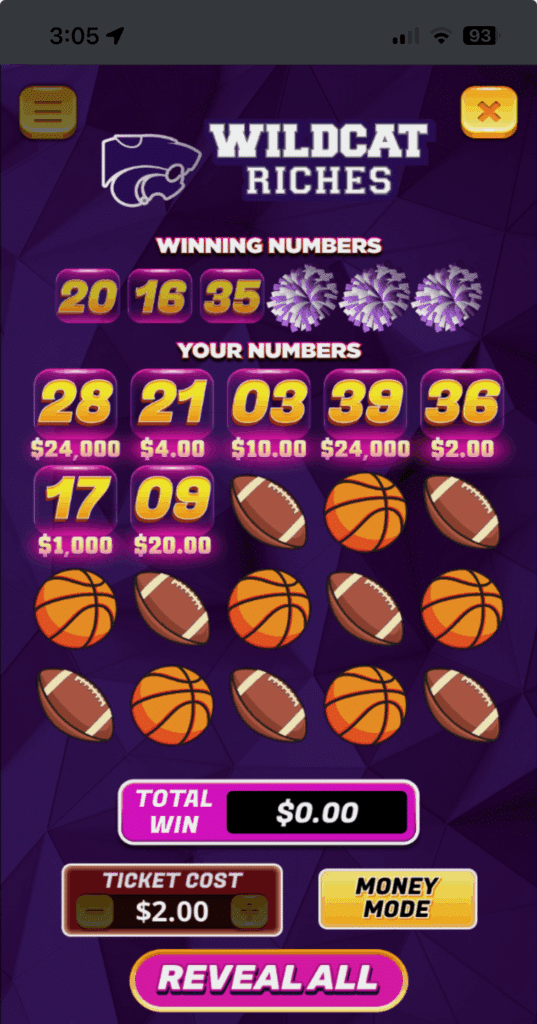 KS Online Lottery scratch cards