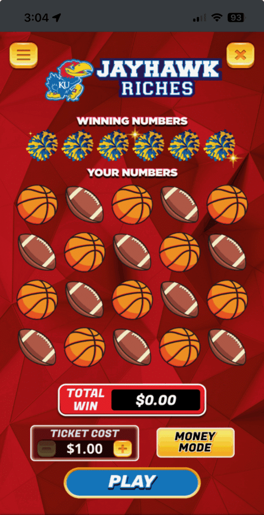 Kansas Lottery app eInstants