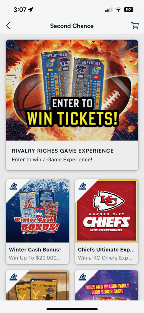 Kansas Online Lottery promos 1