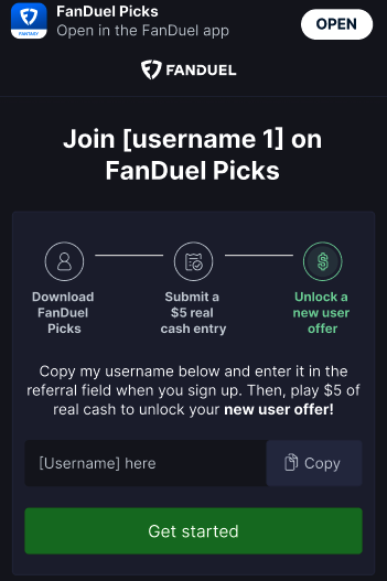 FanDuel Picks referral program