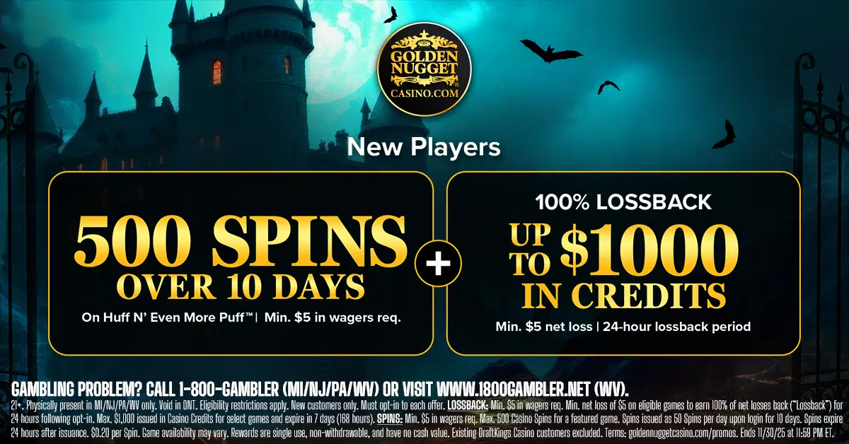 Golden Nugget Casino bonus 2025