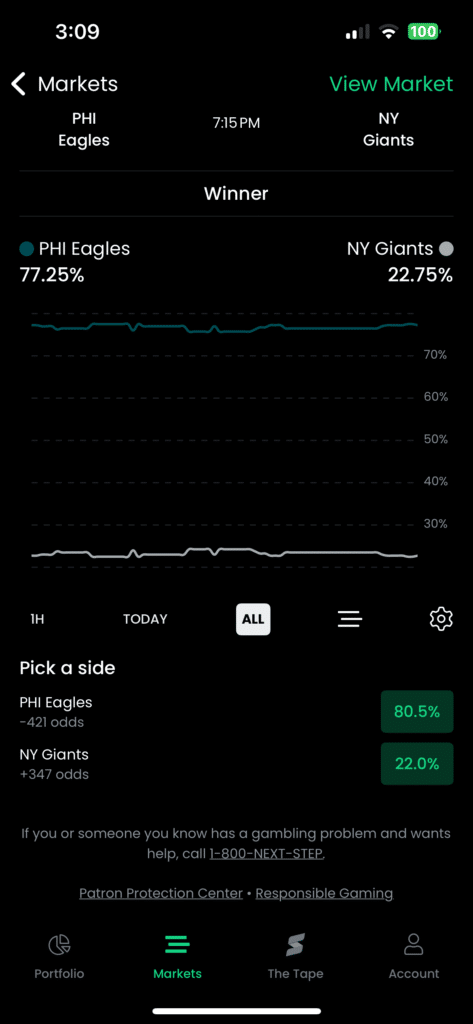 Sporttrade app 2