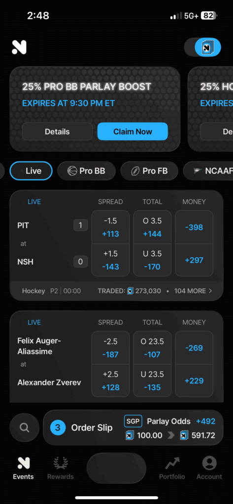 Novig sports markets Novig sports markets