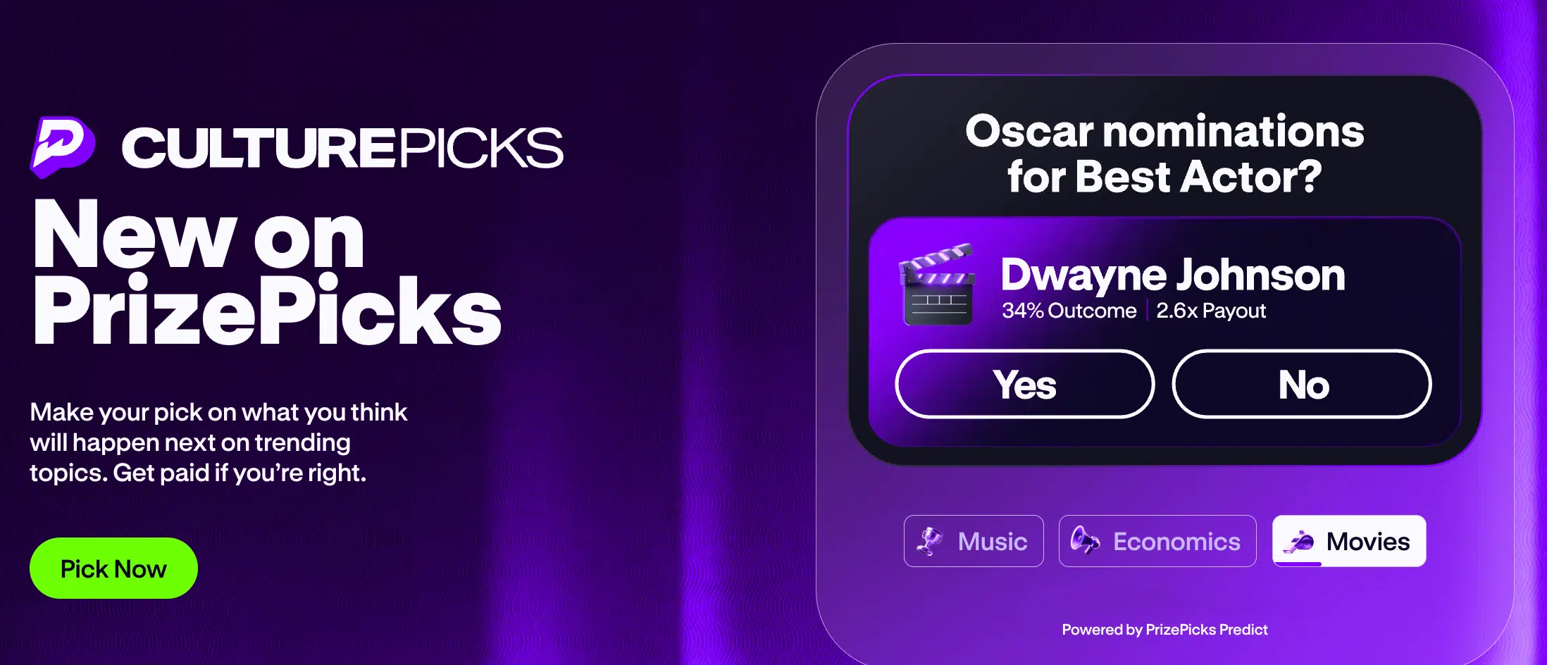 PrizePicks Culture Picks PrizePicks Culture Picks