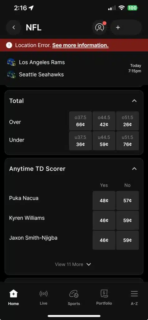 Fanatics Markets sports