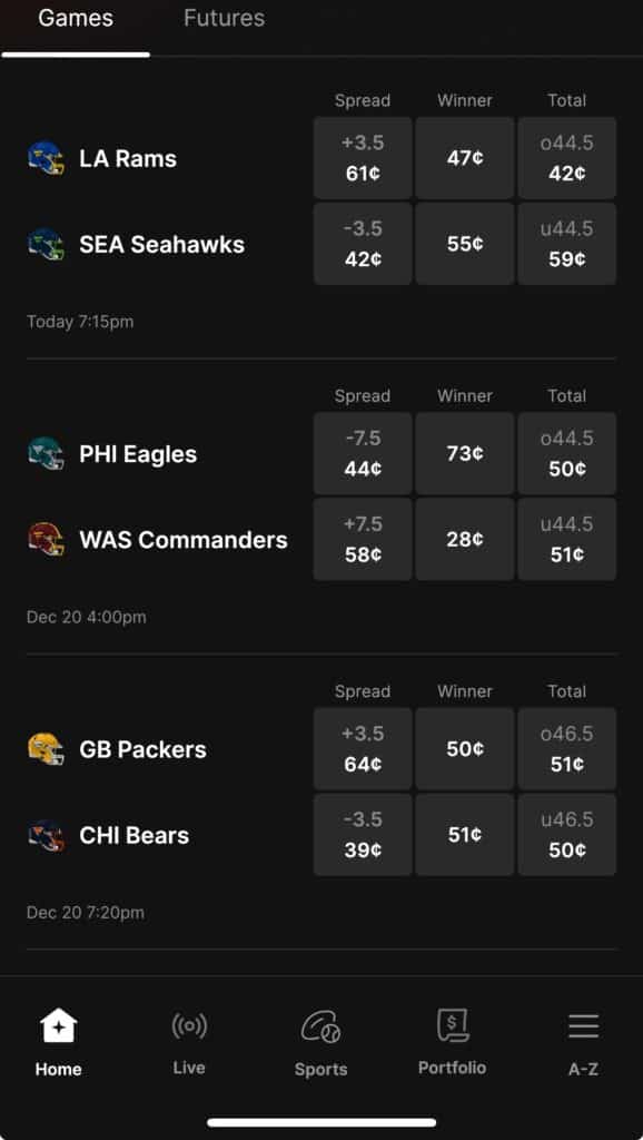 Fanatics prediction markets app