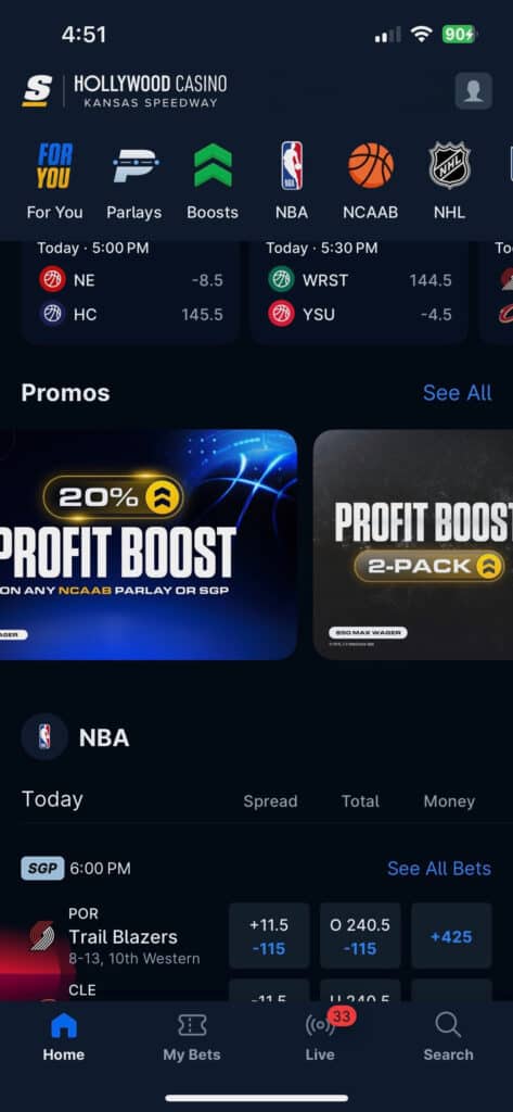 theScore bet app