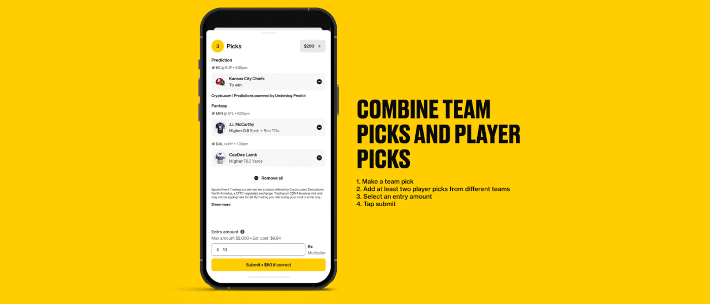 Underdog Predict combos