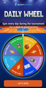 Boom Sports Daily Rewards Wheel Boom Sports Daily Rewards Wheel