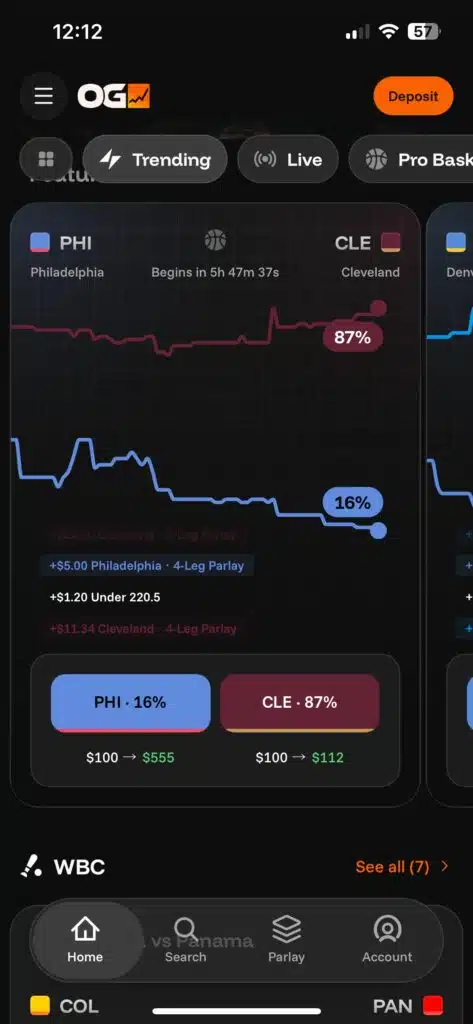 OG app screenshot OG app screenshot
