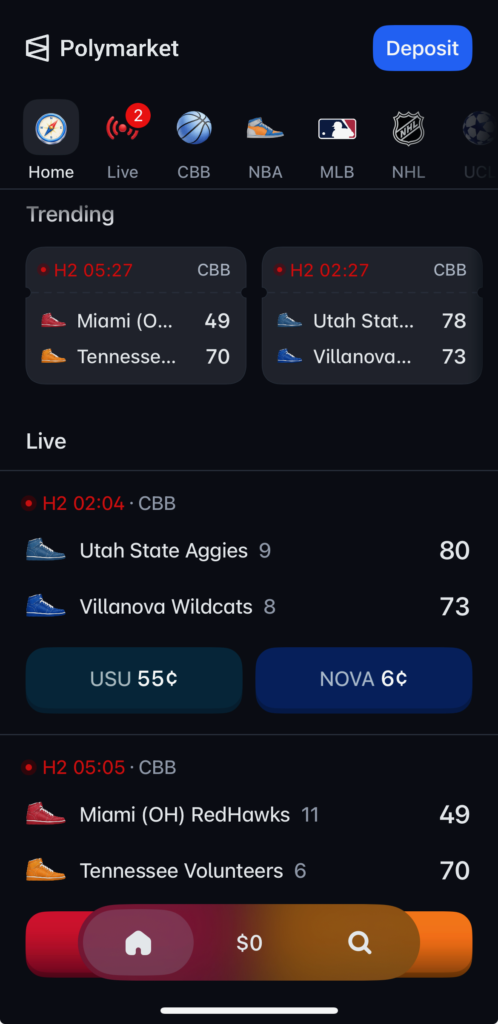 Polymarket sports app Polymarket sports app
