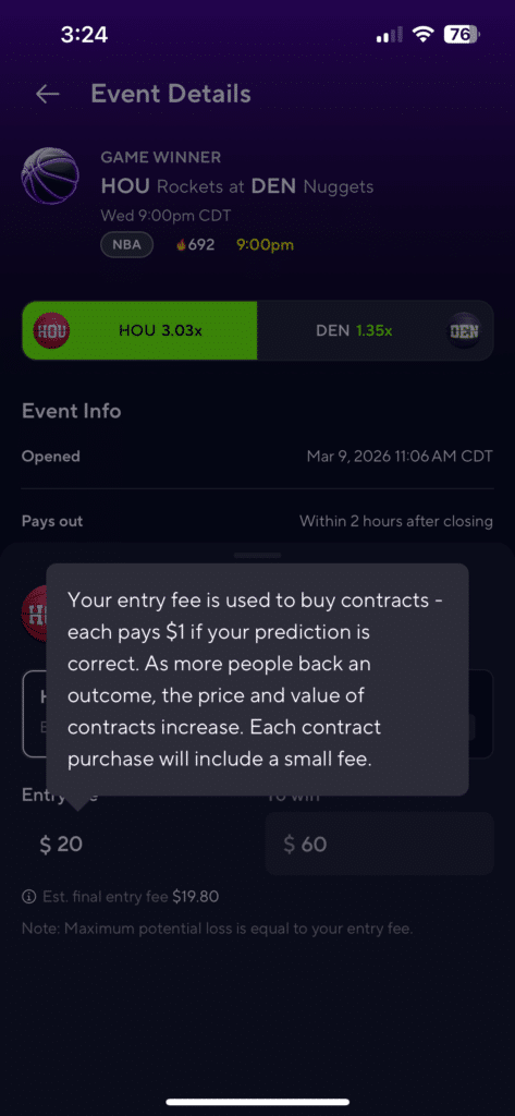 PrizePicks predictions app