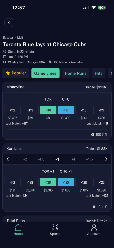 ProphetX trading view ProphetX trading view