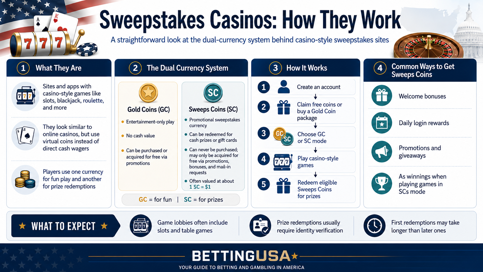 sweepstakes casinos infographic sweepstakes casinos infographic